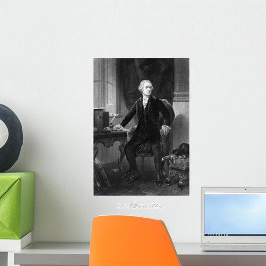Vintage American History Print Wall Decal Design 2