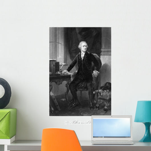 Vintage American History Print Wall Decal Design 2