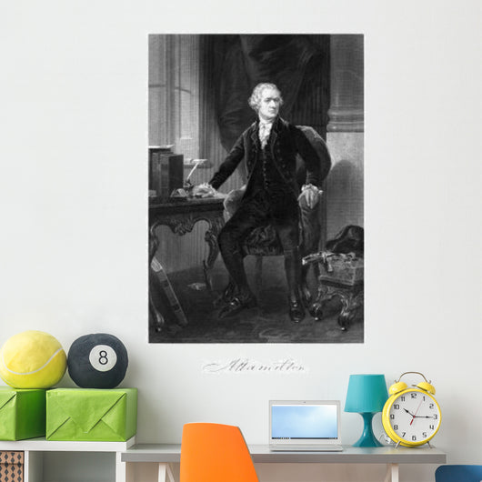 Vintage American History Print Wall Decal Design 2