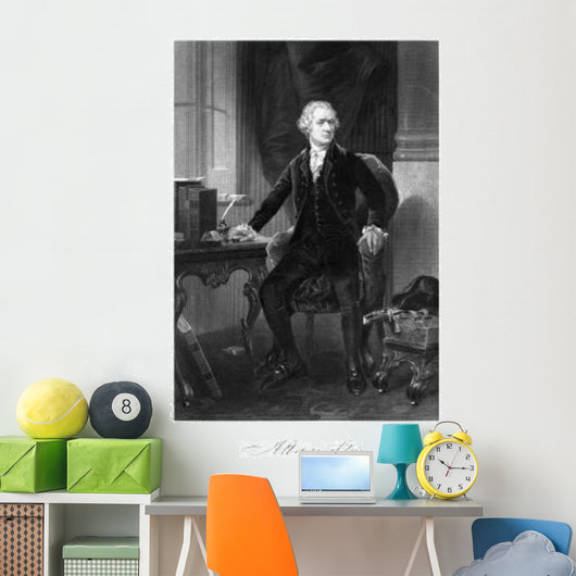 Vintage American History Print Wall Decal Design 2