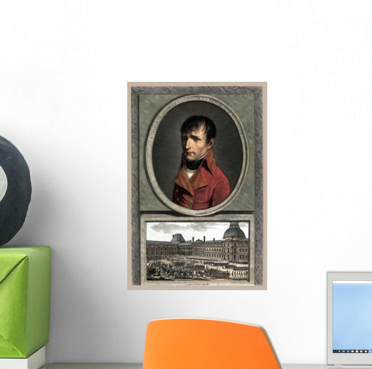 Vintage Military Portrait Napoleon Wall Decal