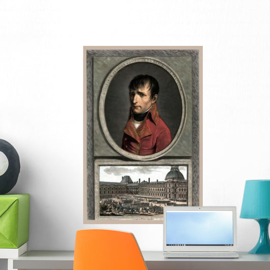 Vintage Military Portrait Napoleon Wall Decal