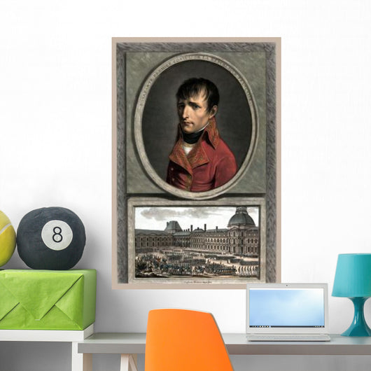Vintage Military Portrait Napoleon Wall Decal