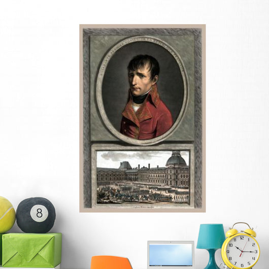 Vintage Military Portrait Napoleon Wall Decal