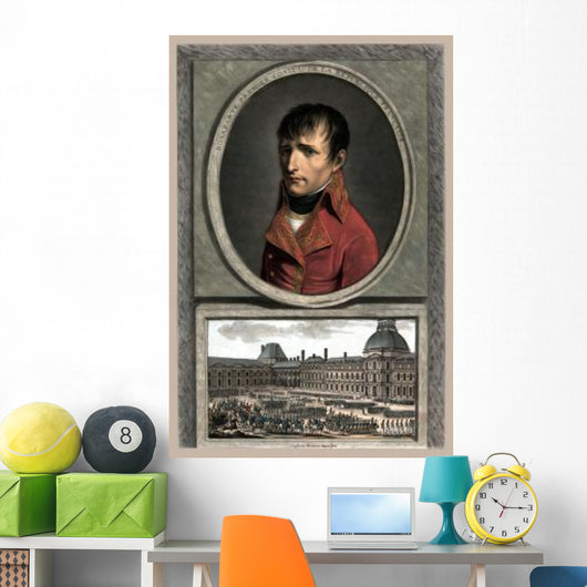 Vintage Military Portrait Napoleon Wall Decal