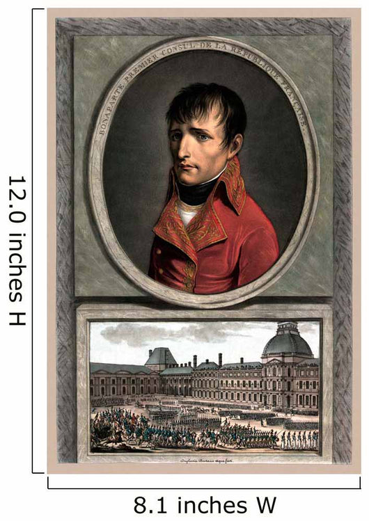 Vintage Military Portrait Napoleon Wall Decal