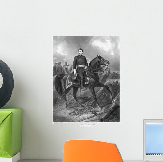 Vintage Civil War Print Wall Decal Design 2