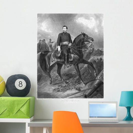 Vintage Civil War Print Wall Decal Design 2