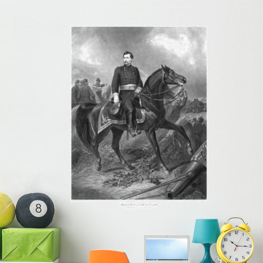 Vintage Civil War Print Wall Decal Design 2