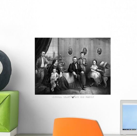 Vintage Civil War Print Wall Decal Design 1