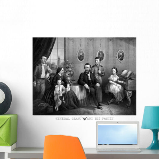 Vintage Civil War Print Wall Decal Design 1