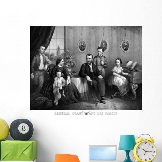 Vintage Civil War Print Wall Decal Design 1