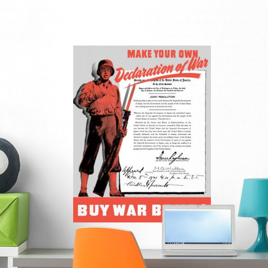 World War Ii Poster Wall Decal Design 3