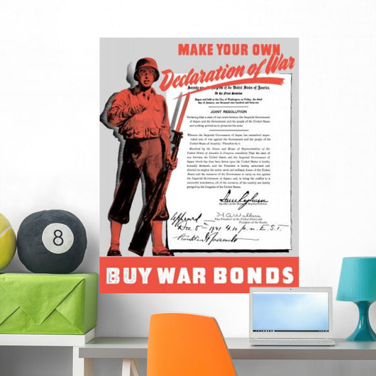 World War Ii Poster Wall Decal Design 3