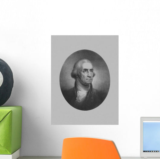 Vintage American History Print Wall Decal Design 1