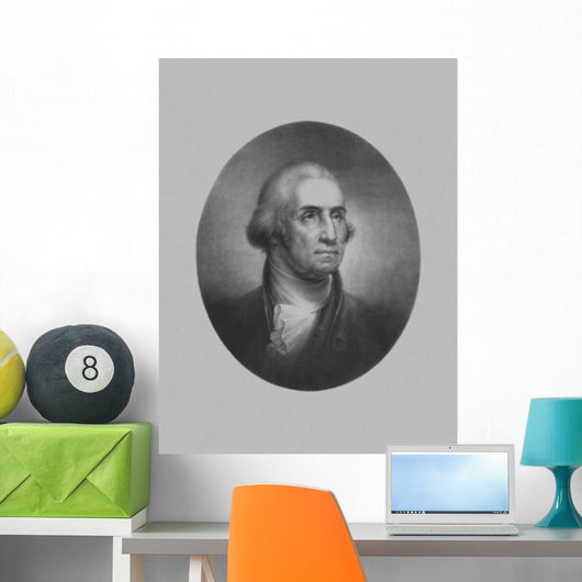 Vintage American History Print Wall Decal Design 1