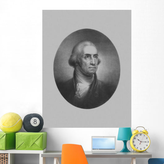 Vintage American History Print Wall Decal Design 1