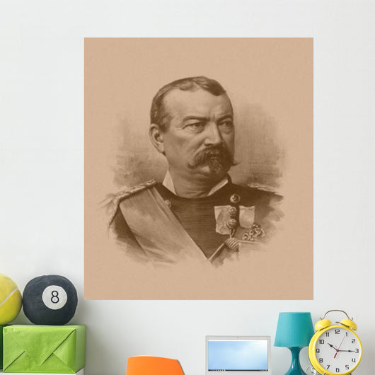 Vintage Civil War Artwork Wall Decal