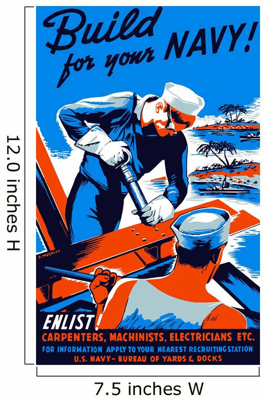 Vintage World War Ii Wall Decal Design 12