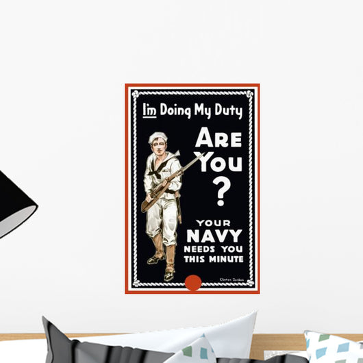 Vintage World War I Wall Decal Design 6