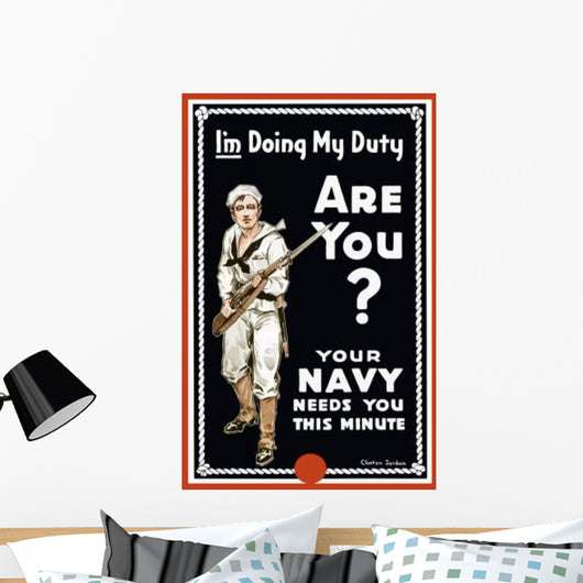 Vintage World War I Wall Decal Design 6