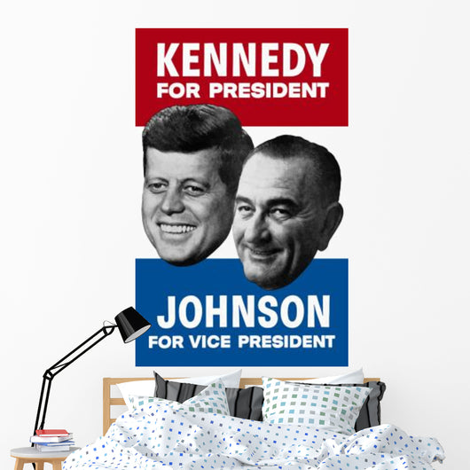 Vintage Election Poster Showing Wall Decal