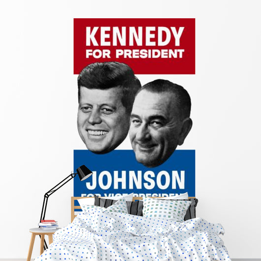 Vintage Election Poster Showing Wall Decal