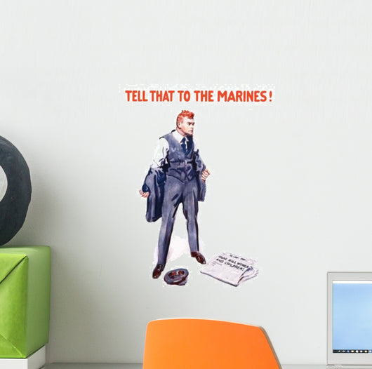 Vintage Ww1 Poster Man Wall Decal