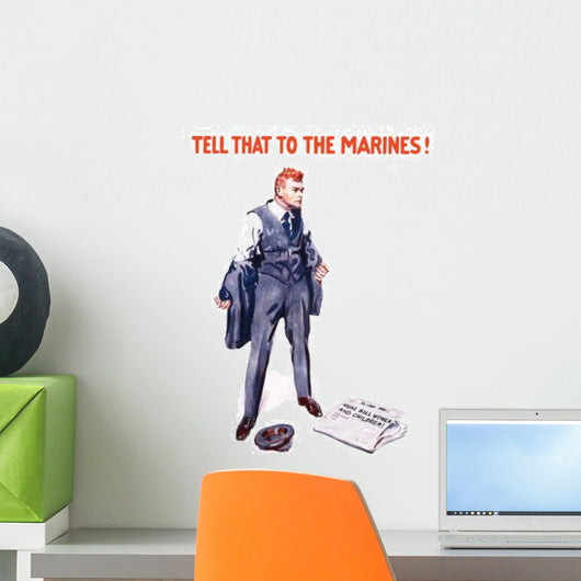 Vintage Ww1 Poster Man Wall Decal