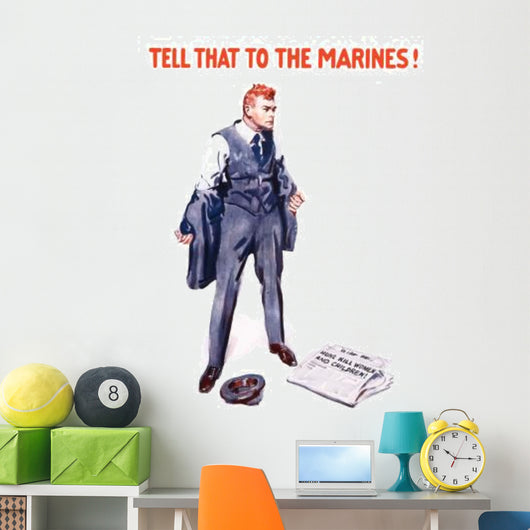 Vintage Ww1 Poster Man Wall Decal