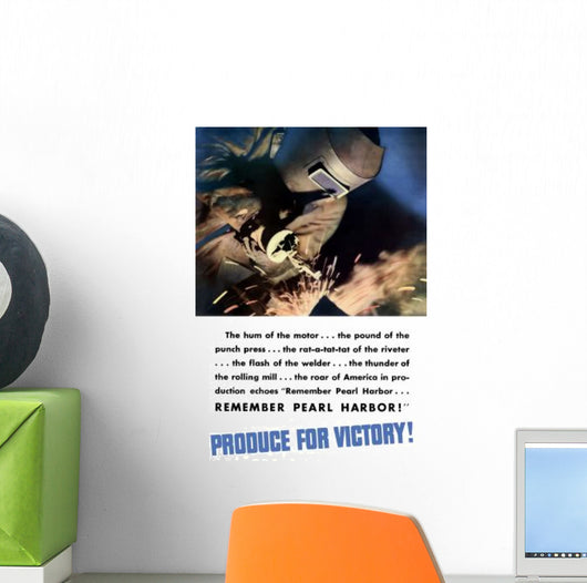 World War Ii Poster Wall Decal Design 1