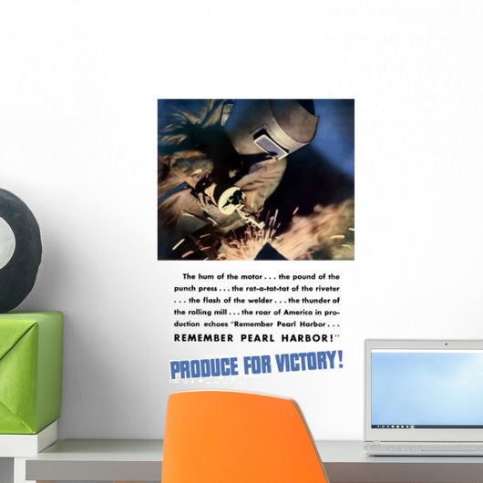 World War Ii Poster Wall Decal Design 1