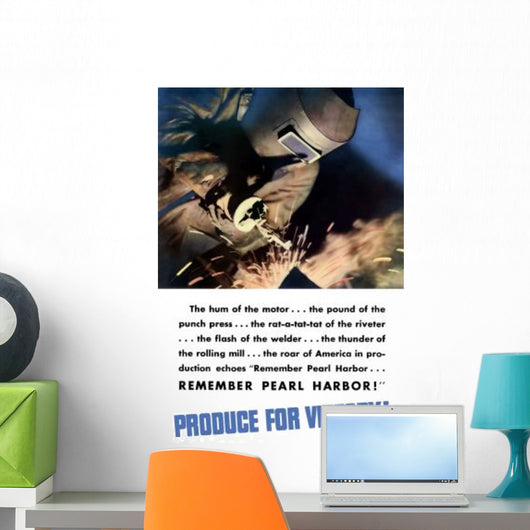 World War Ii Poster Wall Decal Design 1