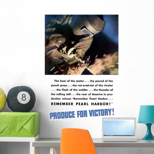 World War Ii Poster Wall Decal Design 1