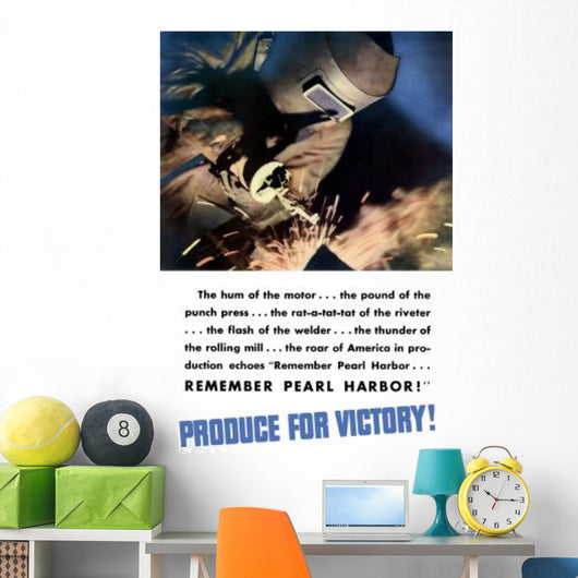 World War Ii Poster Wall Decal Design 1