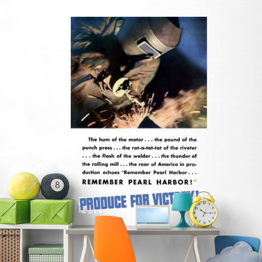 World War Ii Poster Wall Decal Design 1