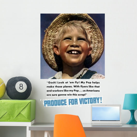 Vintage World War Ii Wall Decal Design 7