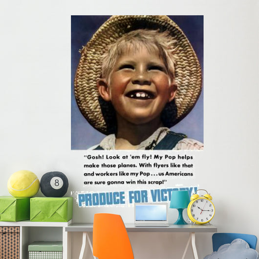 Vintage World War Ii Wall Decal Design 7