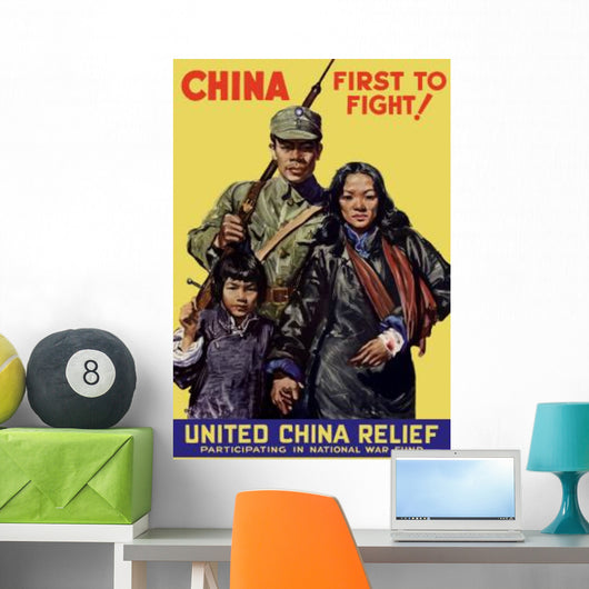 Vintage World War Ii Wall Decal Design 6