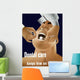 Vintage Ww2 Poster Cartoon Wall Decal