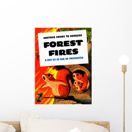 Vintage Ww2 Poster Showing Wall Decal