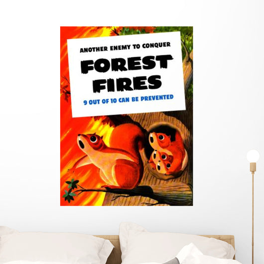 Vintage Ww2 Poster Showing Wall Decal