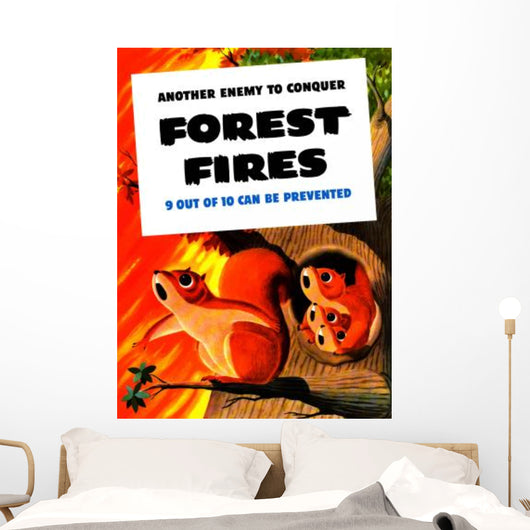 Vintage Ww2 Poster Showing Wall Decal