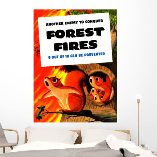 Vintage Ww2 Poster Showing Wall Decal