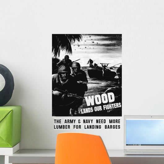 Vintage World War Ii Wall Decal Design 3