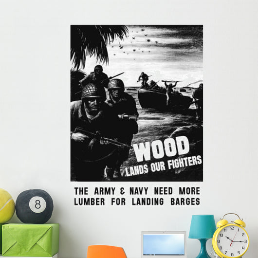 Vintage World War Ii Wall Decal Design 3