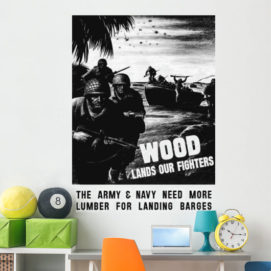 Vintage World War Ii Wall Decal Design 3