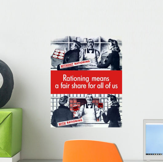 Vintage World War Two Wall Decal Design 1