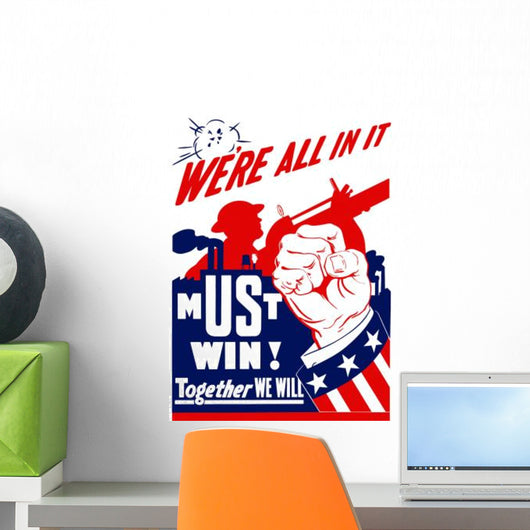 Vintage World War Ii Wall Decal Design 2