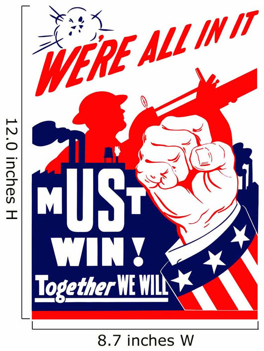 Vintage World War Ii Wall Decal Design 2